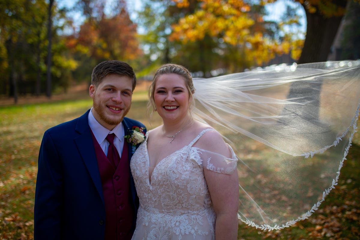 Fall wedding photos
