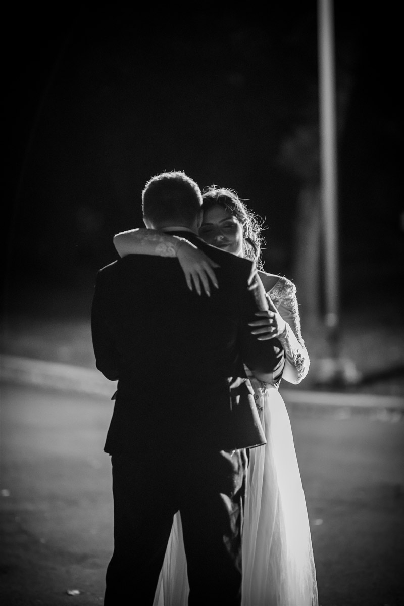 Black and white first dance