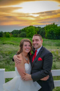Bridget and Chris at Green Acres in Eden Prairie MN
